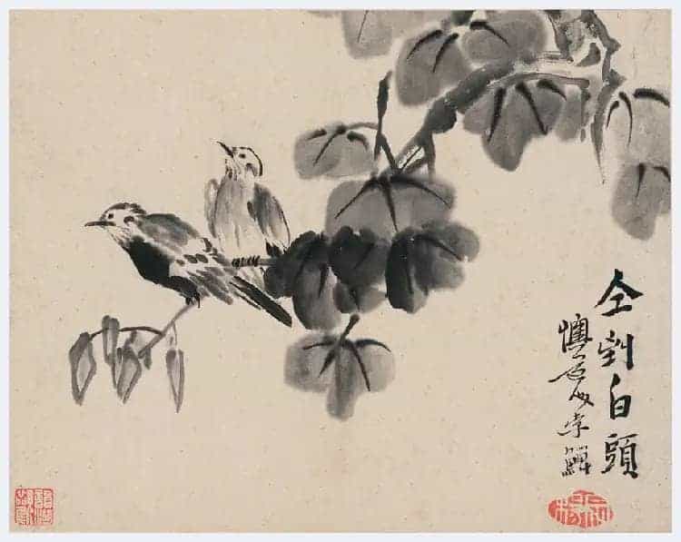 李鱓花鸟册页欣赏_第14张