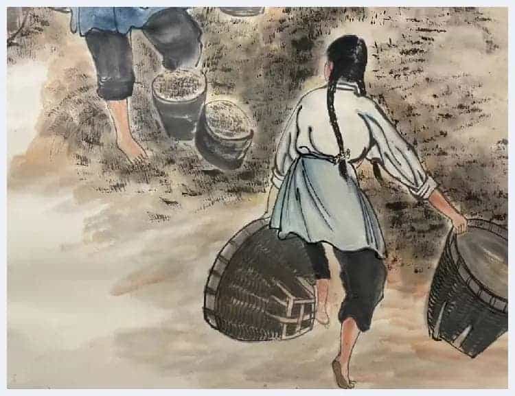 陆俨少人物画《好时节》首度面世_第5张