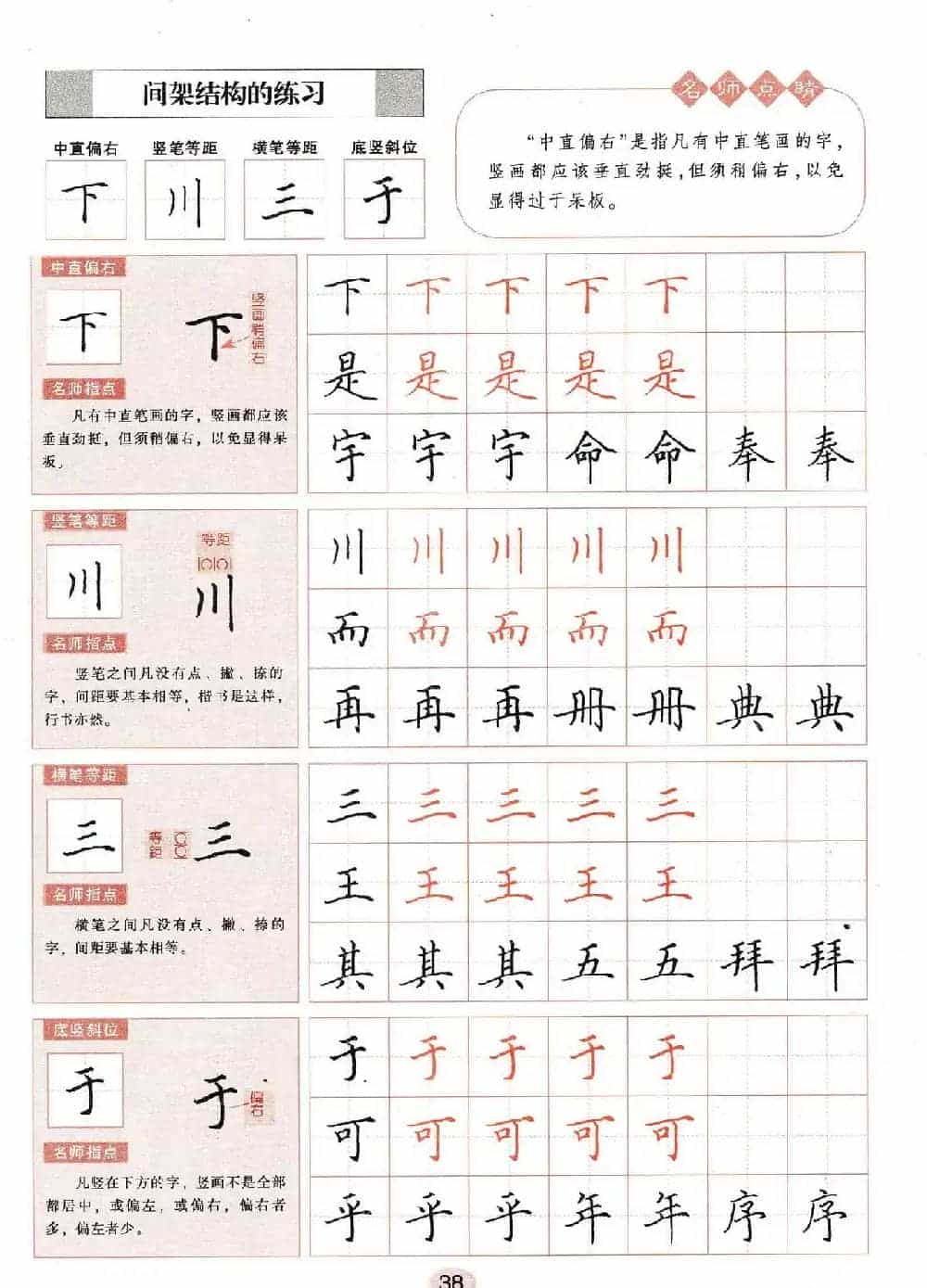 田英章钢笔楷书字帖《无师自通学书法》_第39张