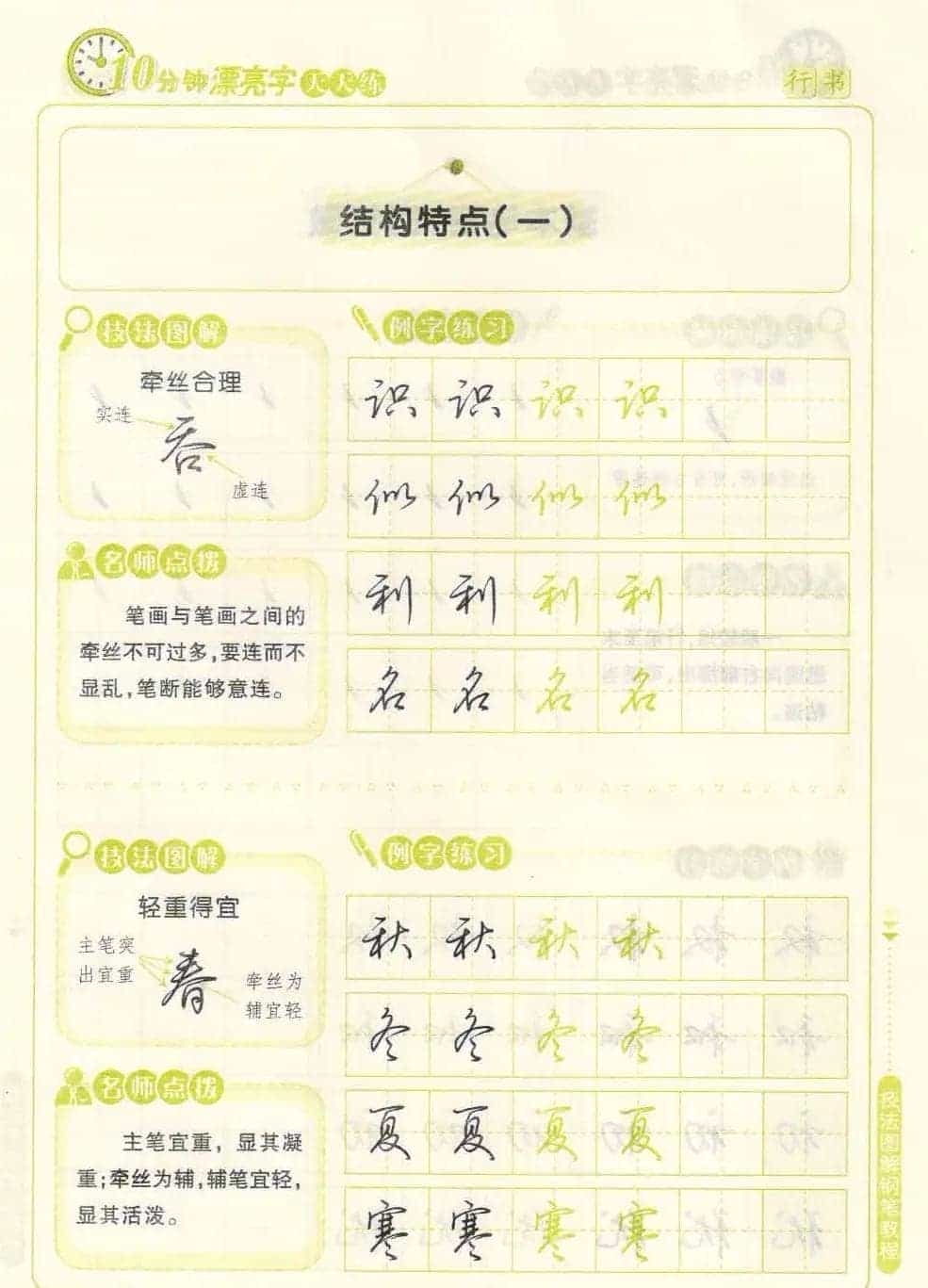 《10分钟漂亮字天天练》技法图解钢笔教程_第39张