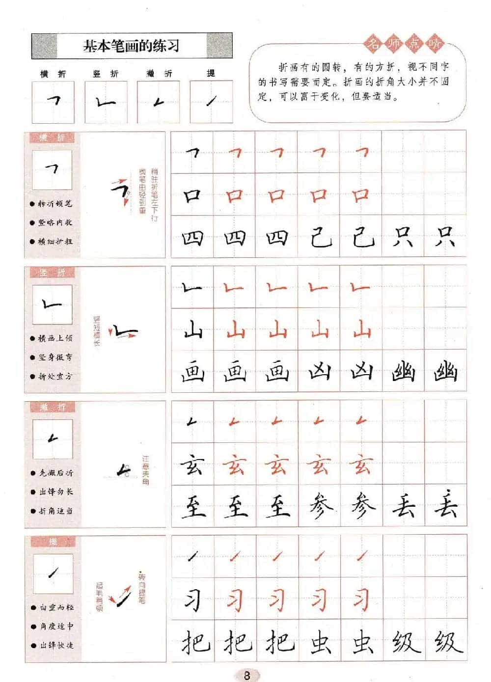 田英章钢笔楷书字帖《无师自通学书法》_第9张