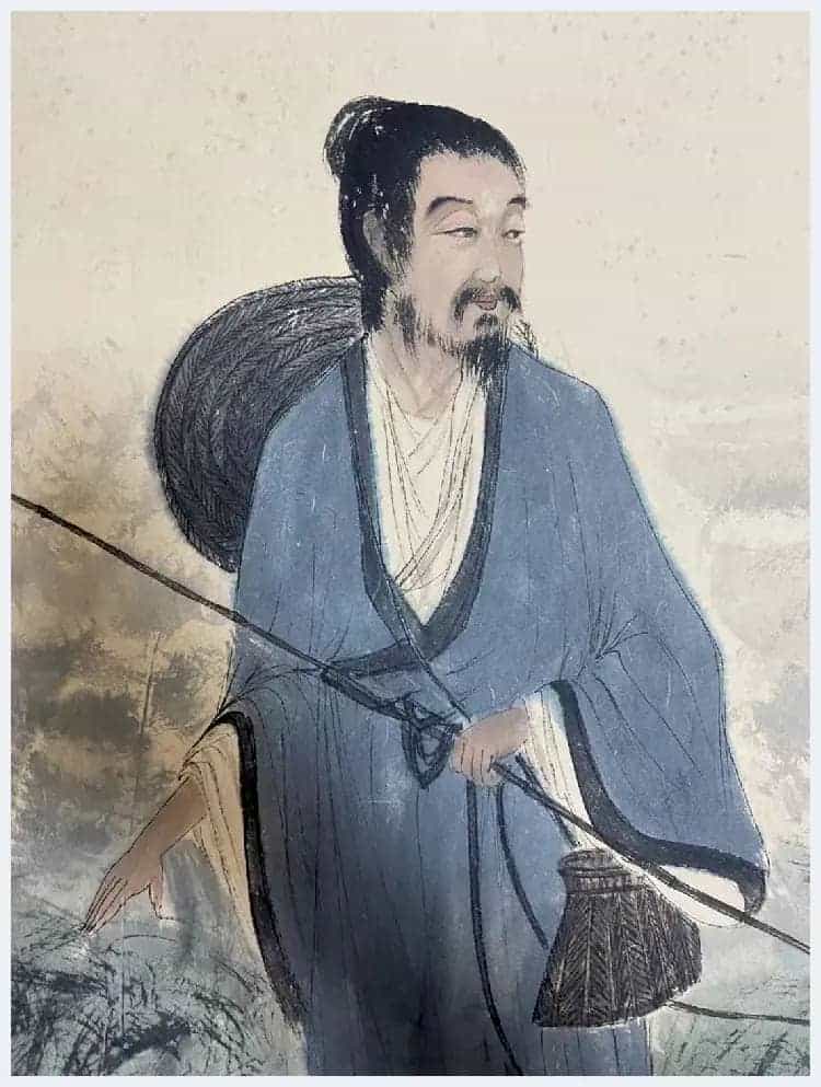 傅抱石《屈原先生小像》首度面世_第3张