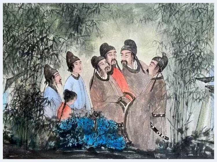 傅抱石长卷《丽人行》铭心经典再现！_第6张