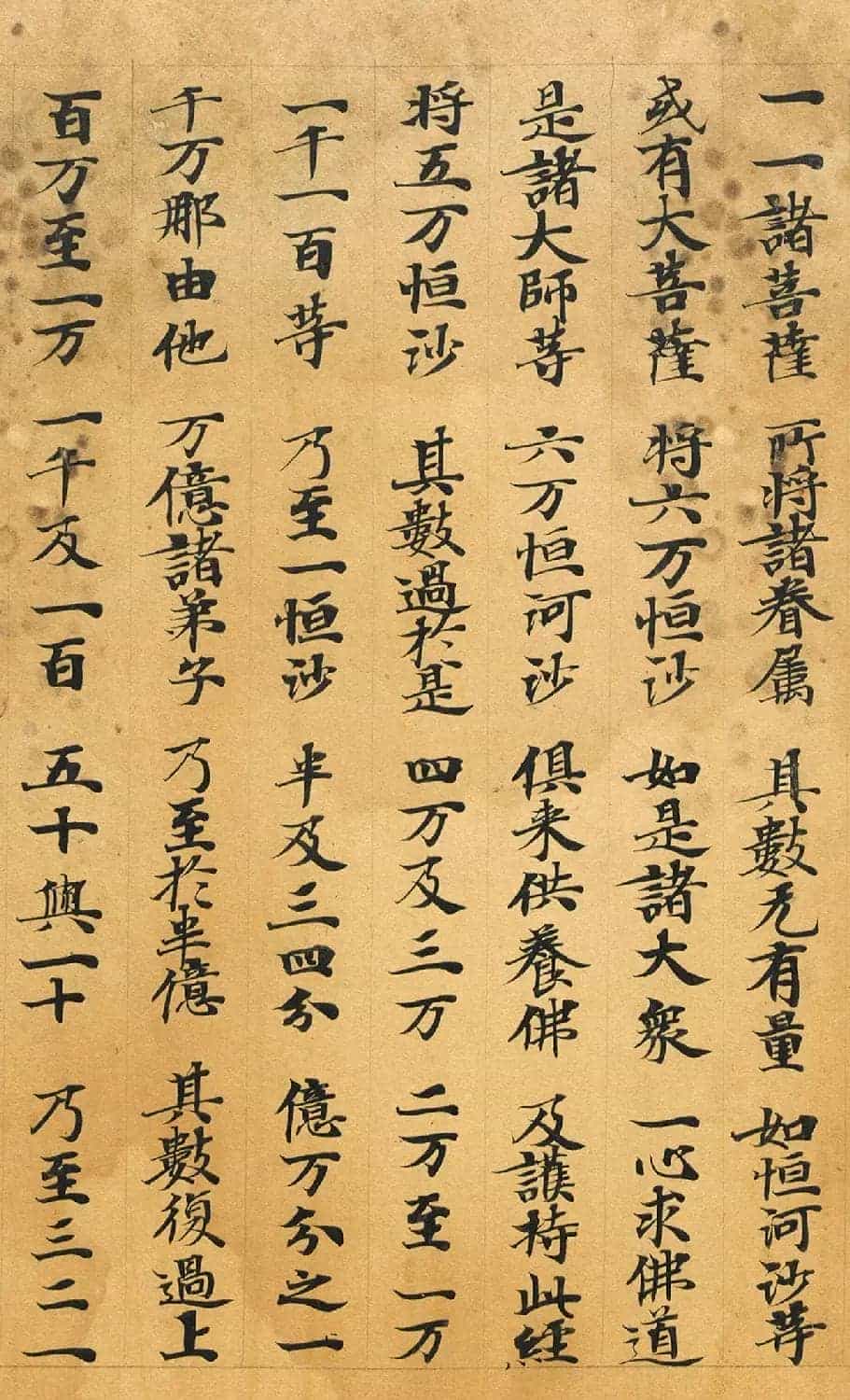 敦煌书法：法华经七喻之髻珠喻_第22张