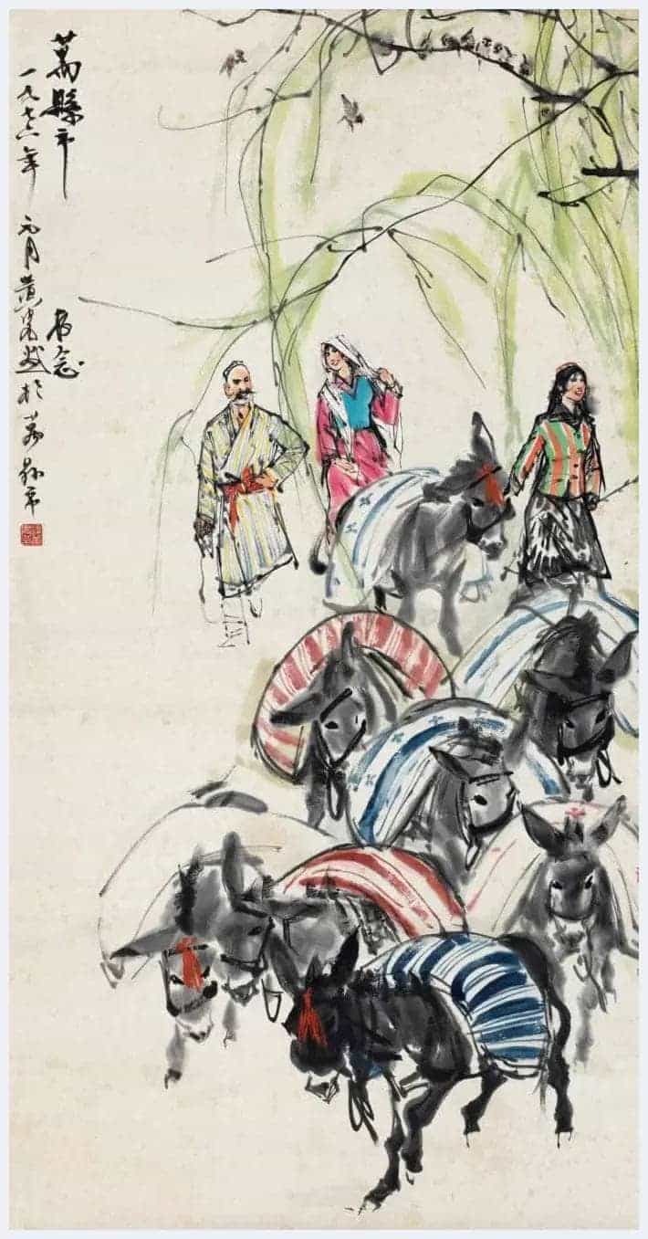 黄胄高清作品欣赏，喜欢书画者不可错过！_第18张