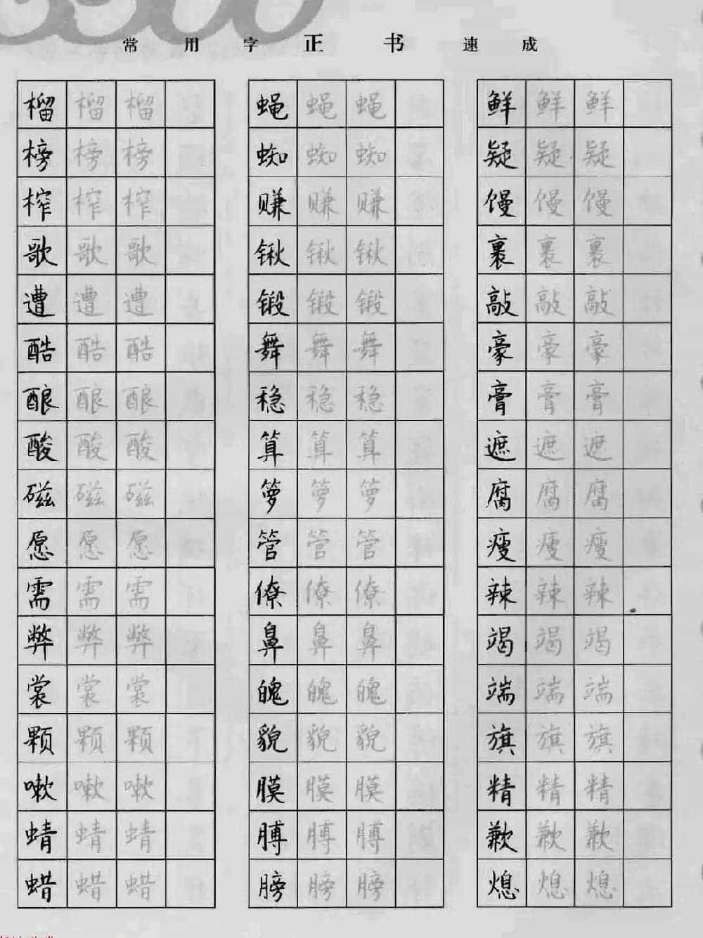 上海钱沛云钢笔字帖《3500常用字正书速成》_第68张