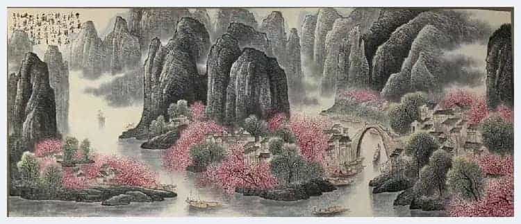 李可染丈二《漓江》堪称旷世经典_第1张