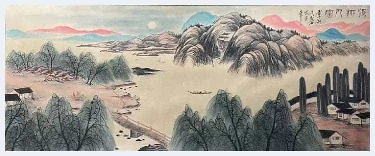 齐白石旷世巨作《溪柳人家》震撼首呈!_第1张