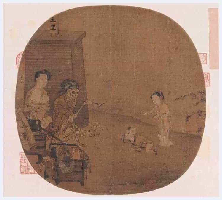 李嵩作品《骷髅幻戏图》欣赏_第2张