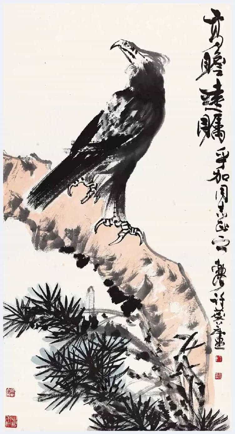 许麟庐写意花鸟作品欣赏_第2张
