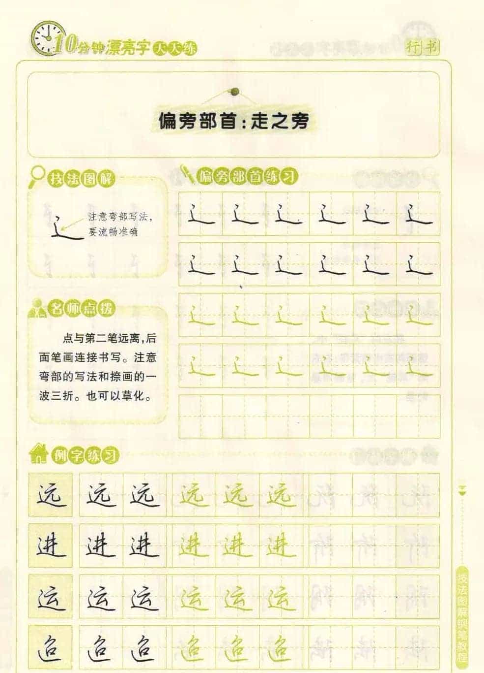 《10分钟漂亮字天天练》技法图解钢笔教程_第25张