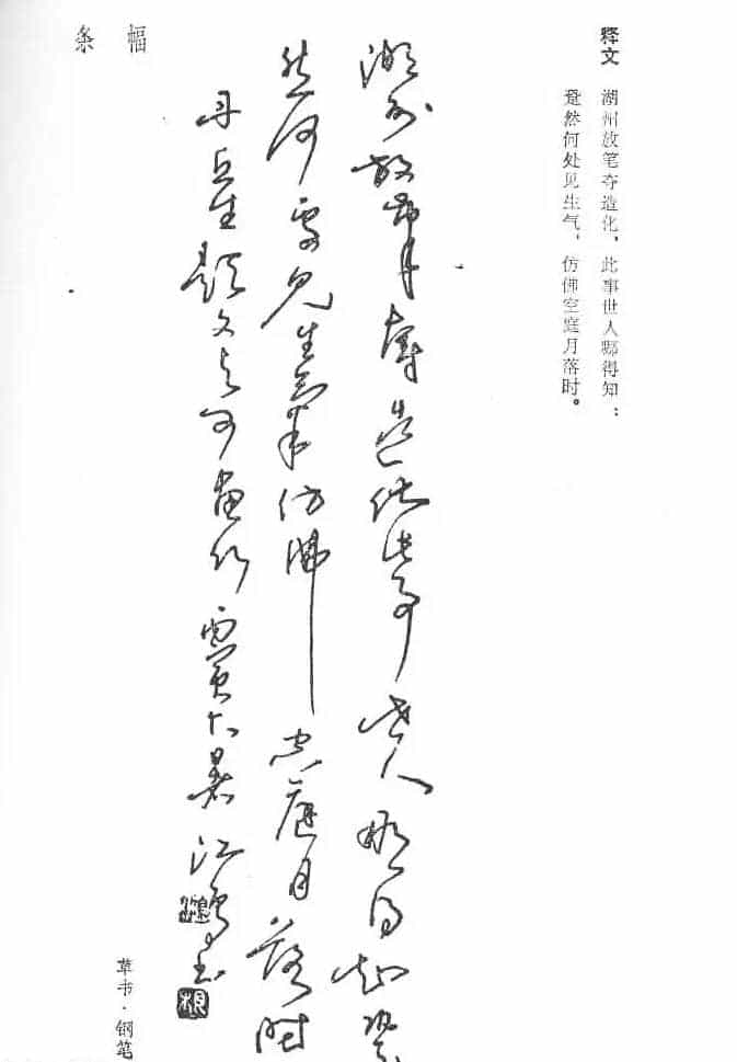 沈鸿根硬笔书法字帖《江鸟钢笔书法》_第16张
