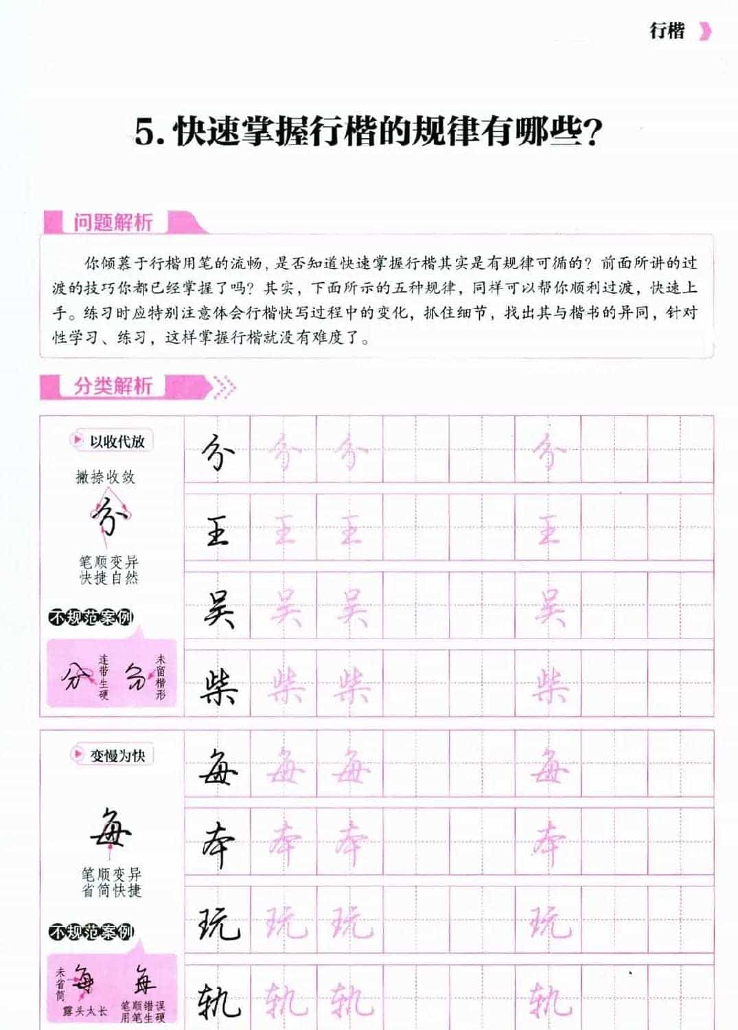 荆霄鹏硬笔行楷字帖《新手入门常见的20个问题》_第8张