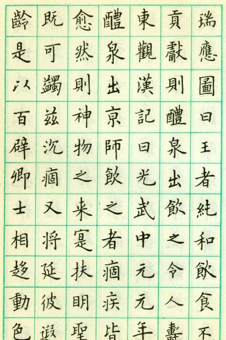 卢中南硬笔楷书欣赏《临欧阳询九成宫醴泉铭》_第10张