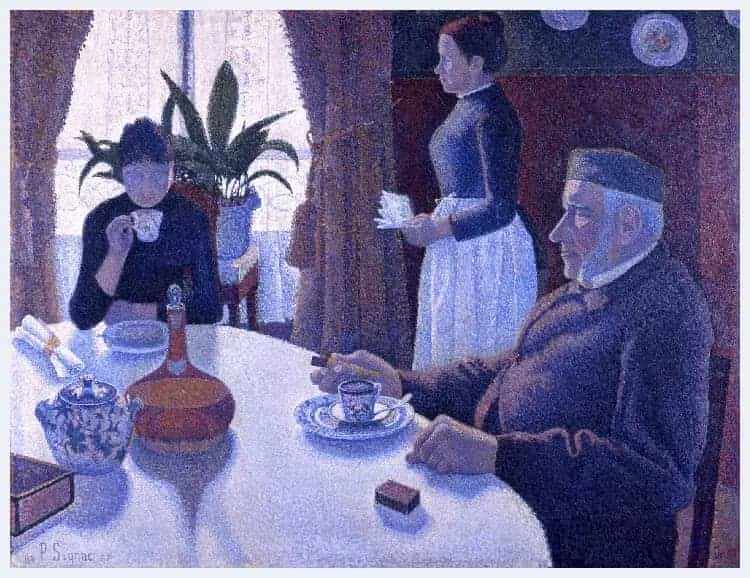 西涅克作品《早餐》欣赏_第1张