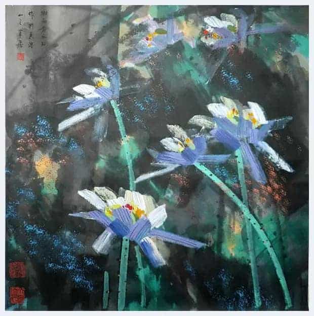 黄永玉荷花作品欣赏_第3张
