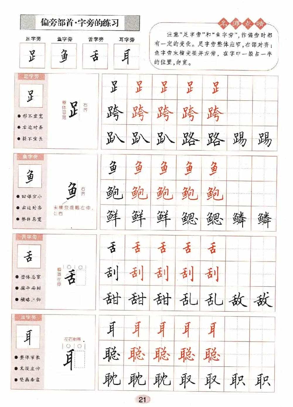 田英章钢笔楷书字帖《无师自通学书法》_第22张
