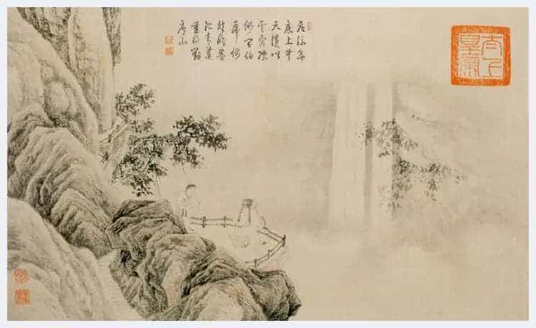 唐寅山水人物画（高清大图）_第7张