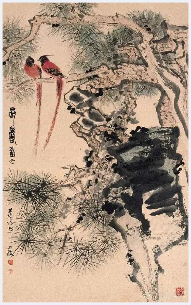 刘旦宅花鸟画作品欣赏_第11张