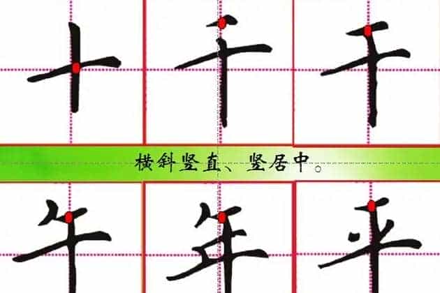 硬笔书法教学:钢笔字书写规律与口诀_第7张