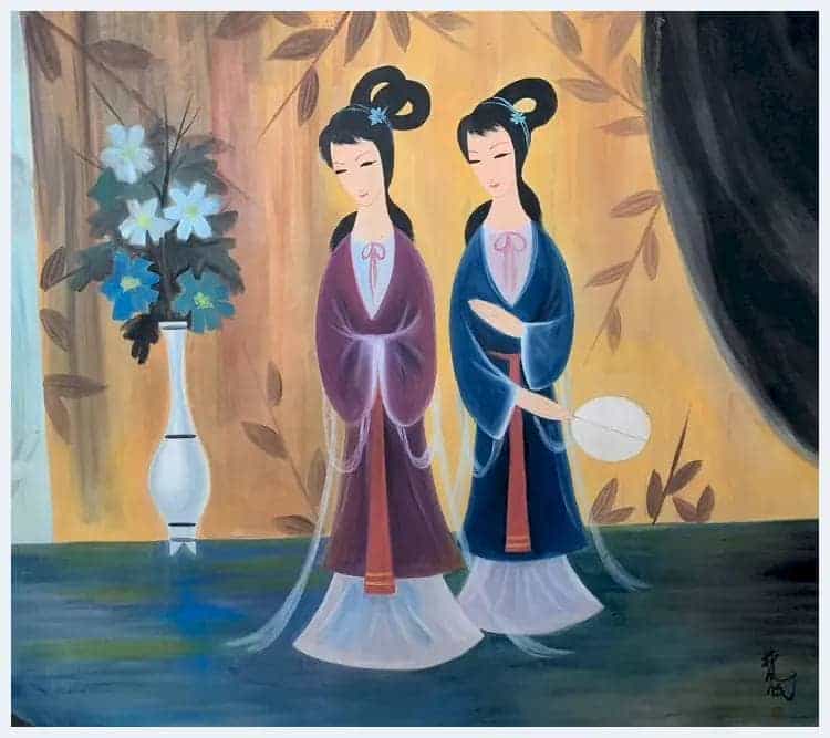 林风眠丈二钜制《五美图》堪称镇馆之宝！_第3张