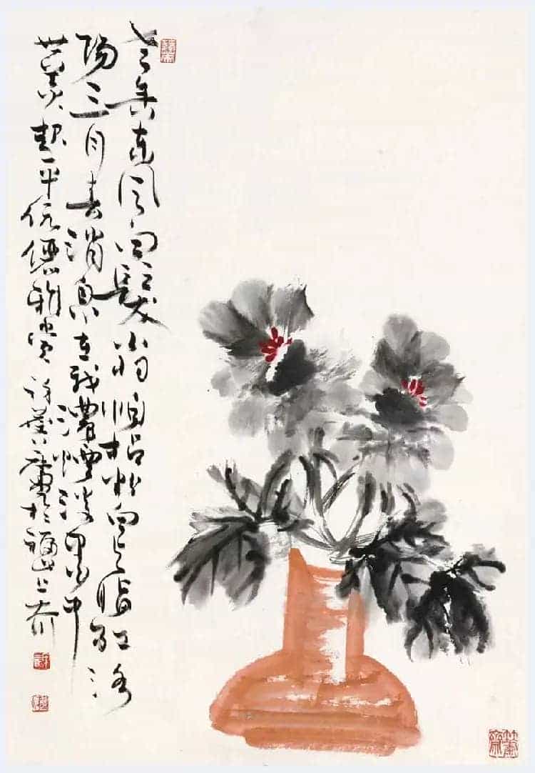 许麟庐写意花鸟作品欣赏_第3张