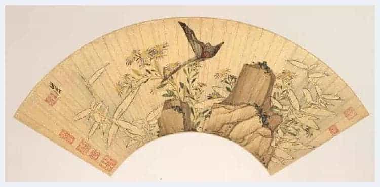 明代陈洪绶《林亭清话图》扇面赏析_第9张