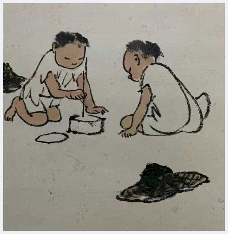 李可染作品《牧牛图》晚年精品佳作_第5张