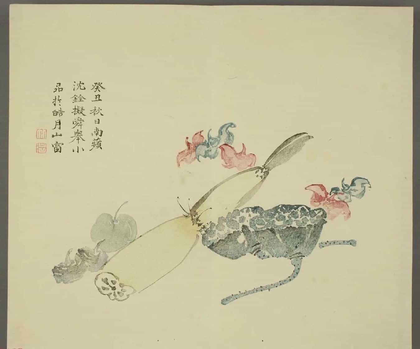 日本竹洞花鸟画欣赏《融斋画谱》_第16张