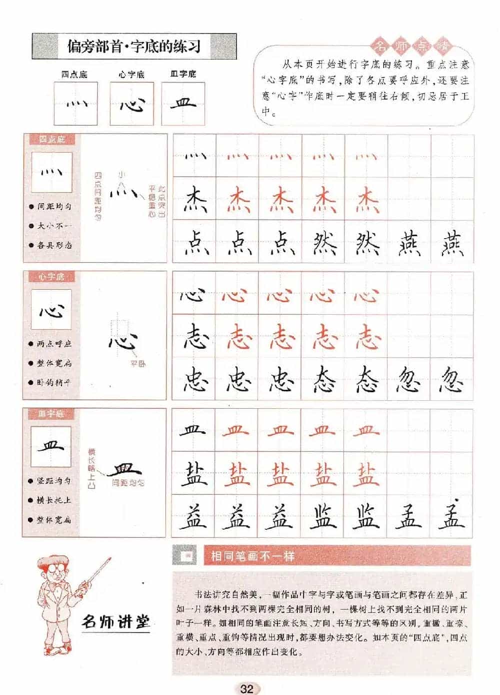 田英章钢笔楷书字帖《无师自通学书法》_第33张