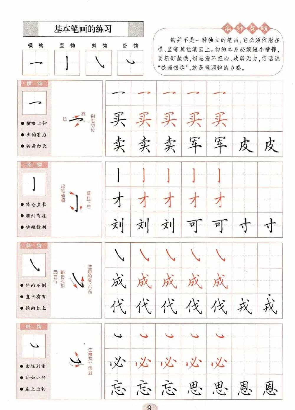 田英章钢笔楷书字帖《无师自通学书法》_第10张