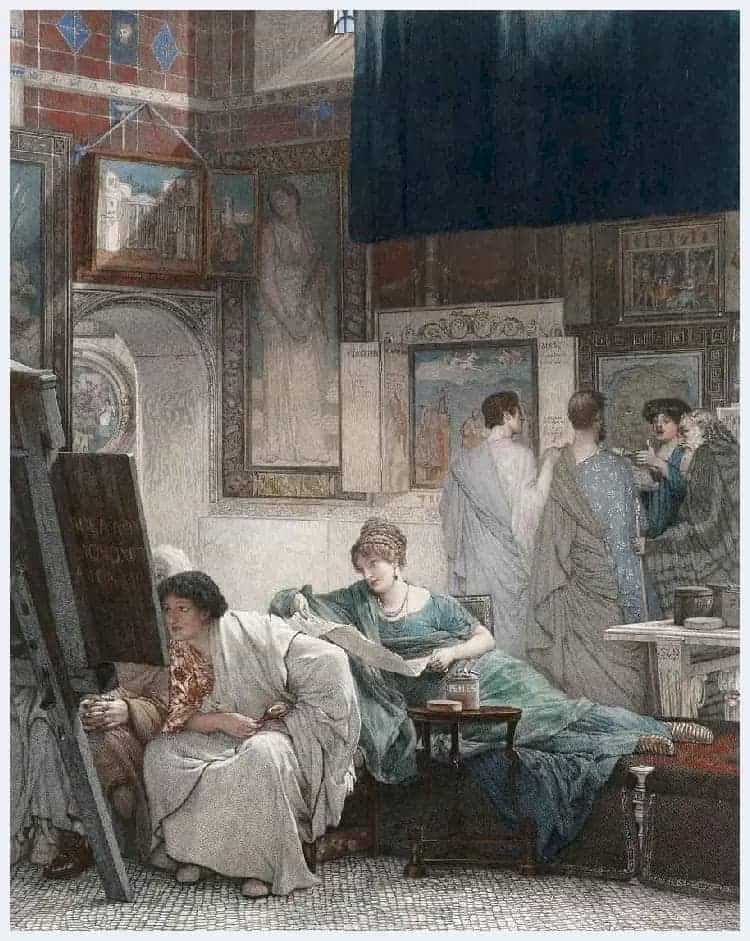 阿尔玛·塔德玛绘画作品欣赏_第2张