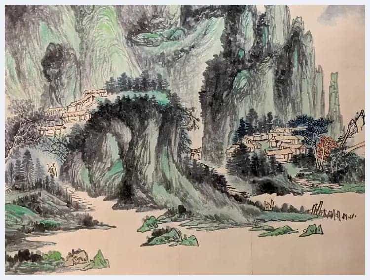 黄宾虹馆级巨献《镜湖山景图》震撼登场!_第6张