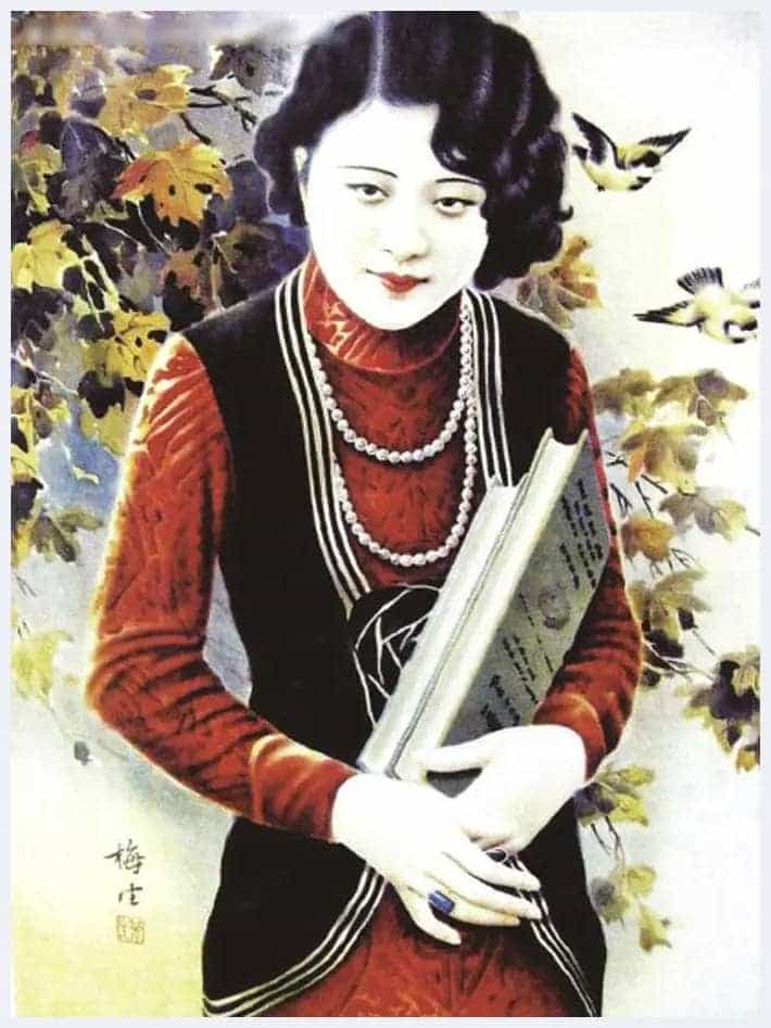 老上海月份牌的画法_第4张