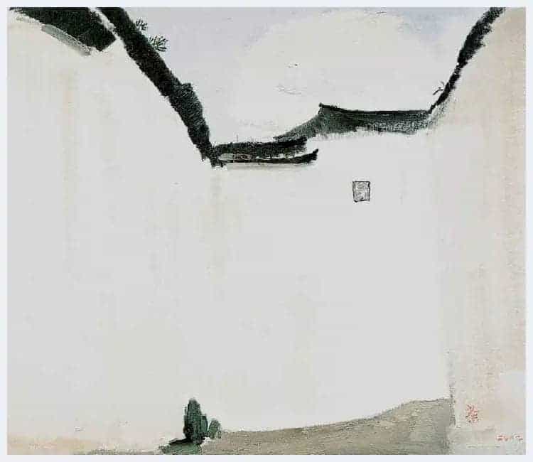 吴冠中，画不尽的江南人家 !_第6张