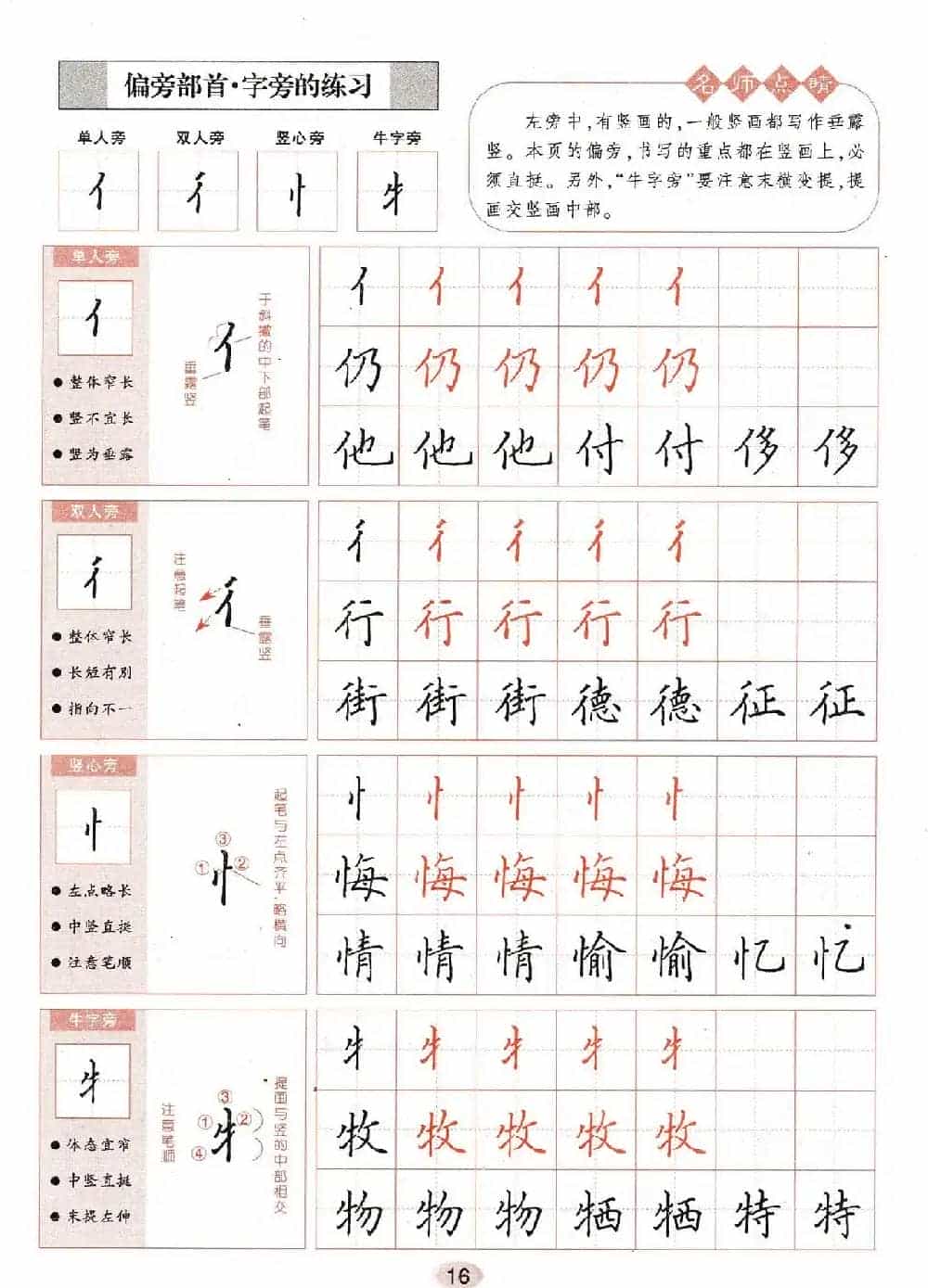 田英章钢笔楷书字帖《无师自通学书法》_第17张