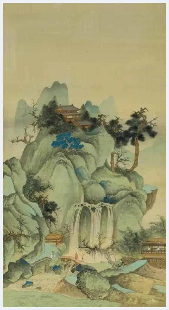 张大千《宋人山寺图》现北京匡时春拍_第1张