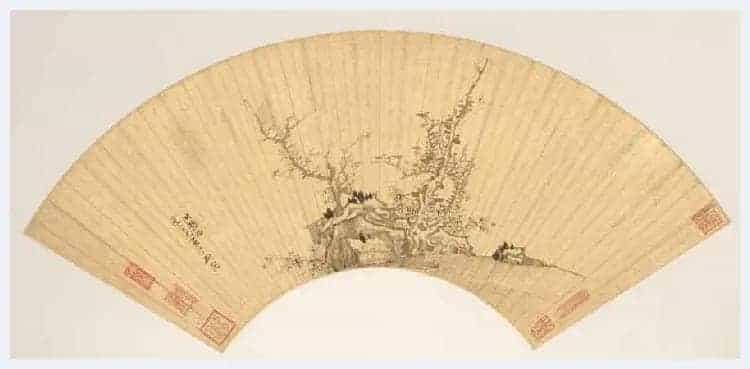 明代陈洪绶《林亭清话图》扇面赏析_第11张