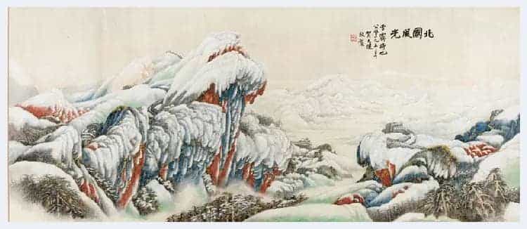 贺天健作品价格,多少钱一平尺?_第1张