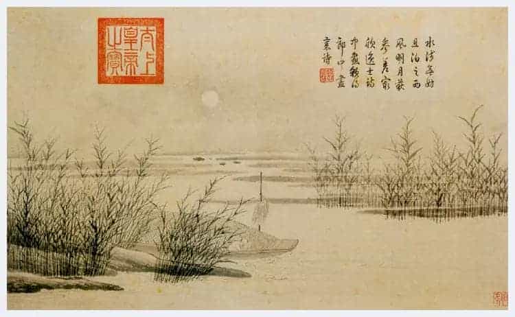 唐寅山水人物画（高清大图）_第8张