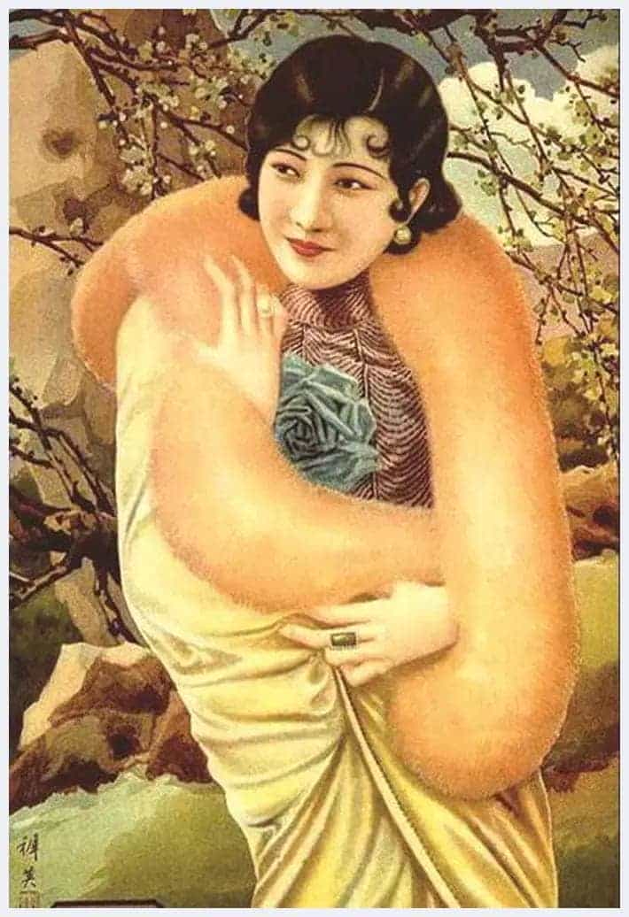 老上海月份牌的画法_第2张
