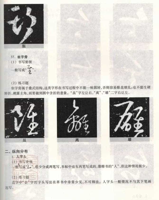 书法教程《王羲之十七帖--偏旁部首》_第28张
