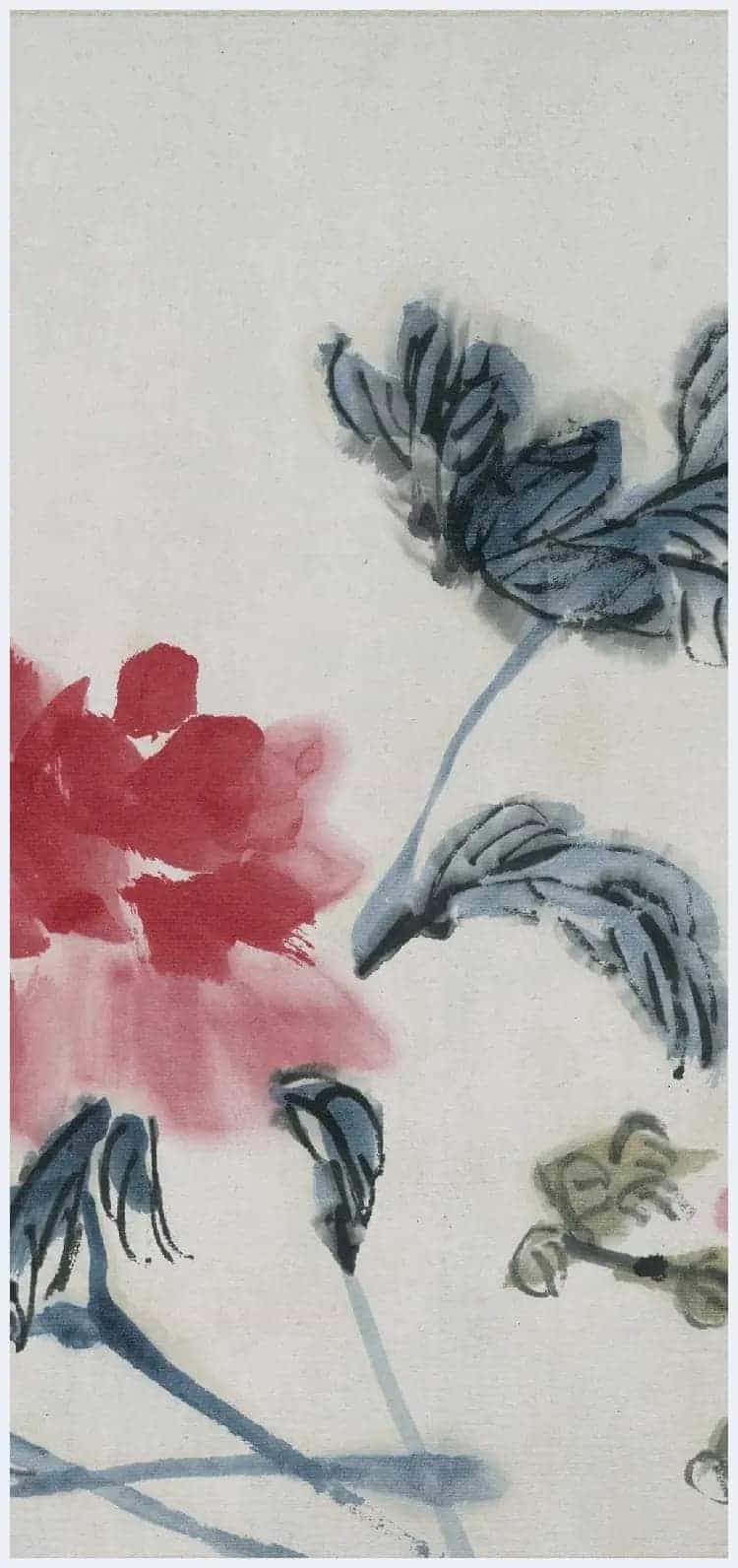 齐白石《折枝花卉长卷》图赏_第15张