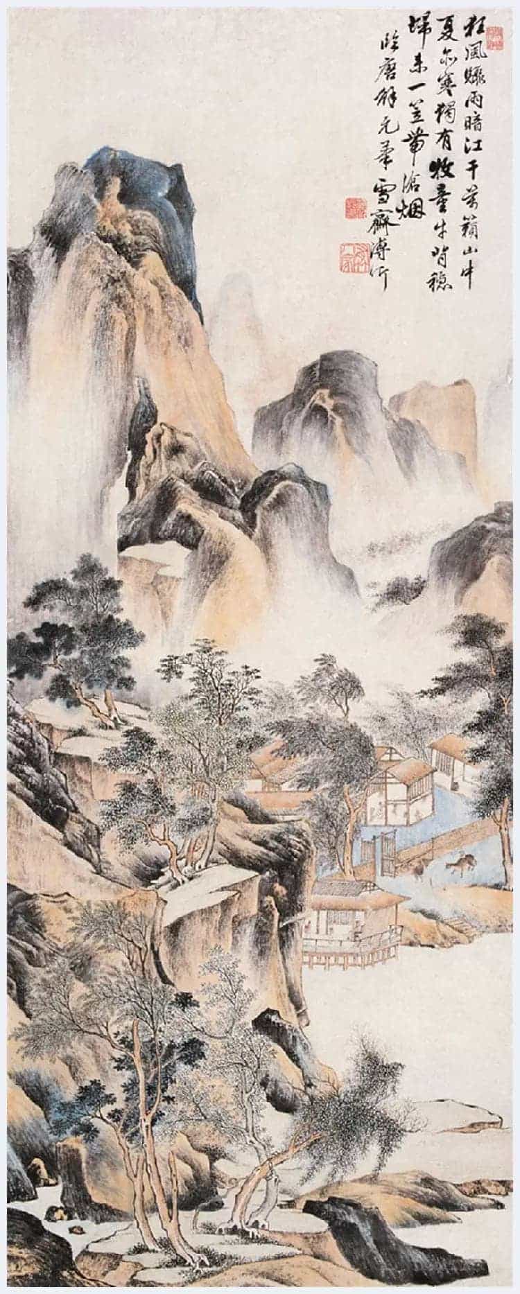 溥伒山水画作品欣赏_第19张
