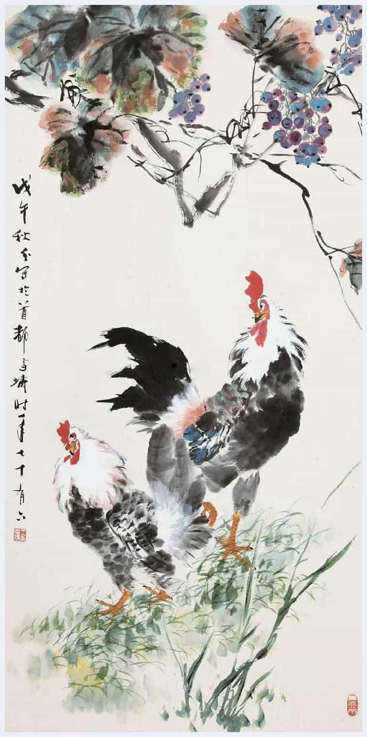 王雪涛《双吉图》大吉大利_第3张