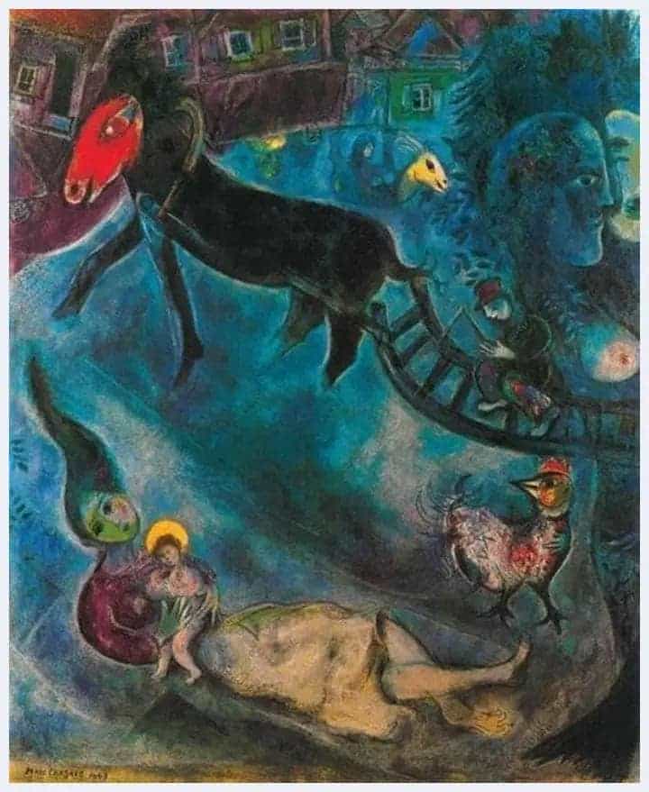 夏加尔绘画作品欣赏_第4张