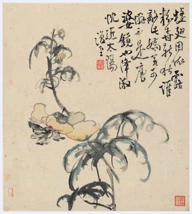 李鱓花鸟册页欣赏_第6张