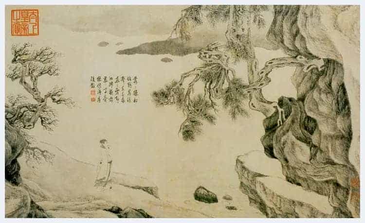 唐寅山水人物画（高清大图）_第9张