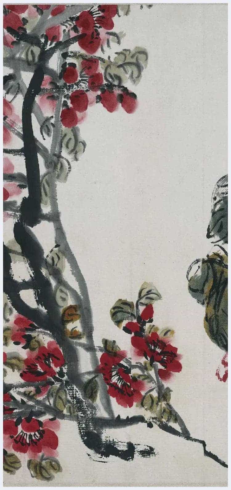 齐白石《折枝花卉长卷》图赏_第10张