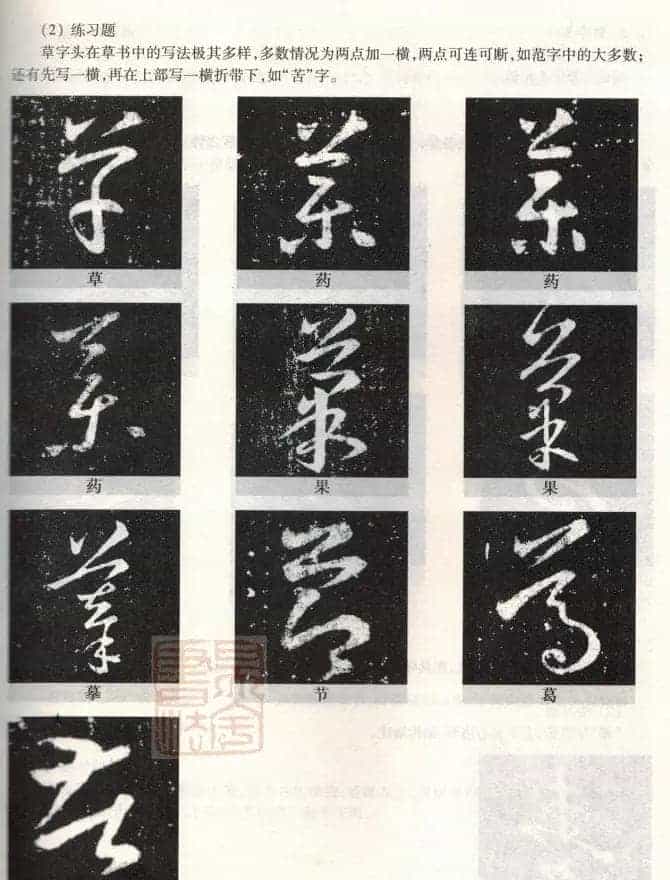 书法教程《王羲之十七帖--偏旁部首》_第30张